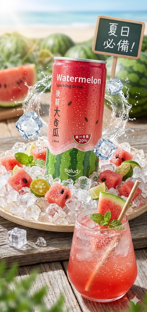 後龍鎮農會】大西瓜氣泡飲- 板農活力購